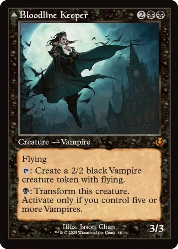 Bloodline Keeper // Lord of Lineage (Retro Frame) [Innistrad Remastered] | Exor Games Truro