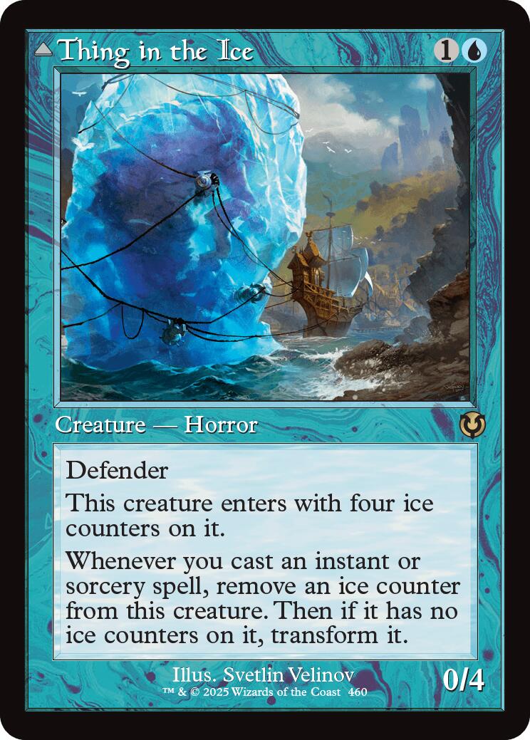 Thing in the Ice // Awoken Horror (Retro Frame) [Innistrad Remastered] | Exor Games Truro