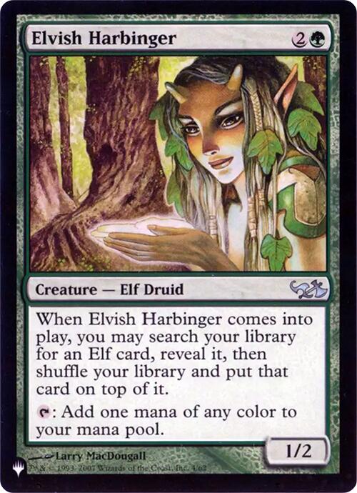 Elvish Harbinger (Retro Frame) [The List] | Exor Games Truro