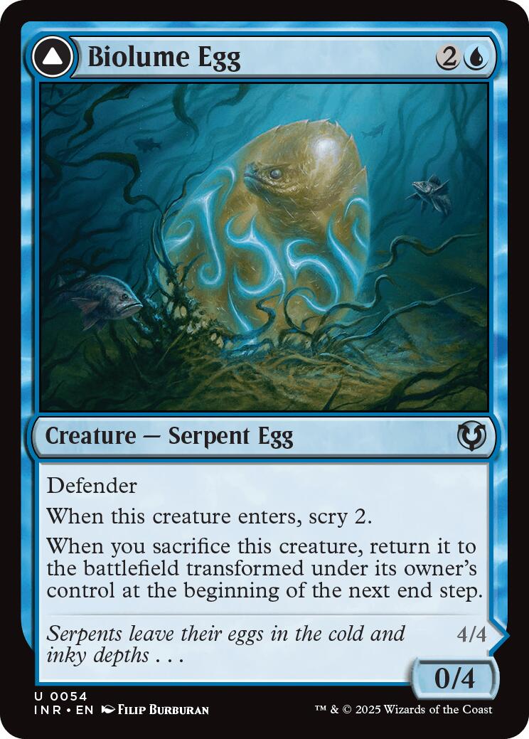 Biolume Egg // Biolume Serpent [Innistrad Remastered] | Exor Games Truro