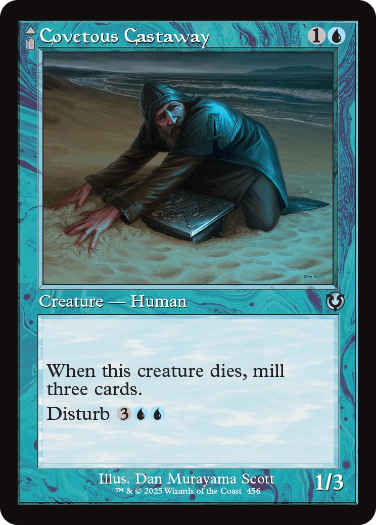 Covetous Castaway // Ghostly Castigator (Retro Frame) [Innistrad Remastered] | Exor Games Truro