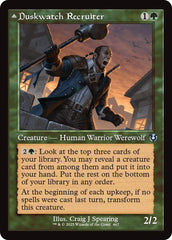 Duskwatch Recruiter // Krallenhorde Howler (Retro Frame) [Innistrad Remastered] | Exor Games Truro