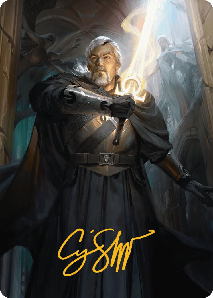 Odric, Lunarch Marshal Art Card (Gold-Stamped Signature) [Innistrad Remastered Art Series] | Exor Games Truro