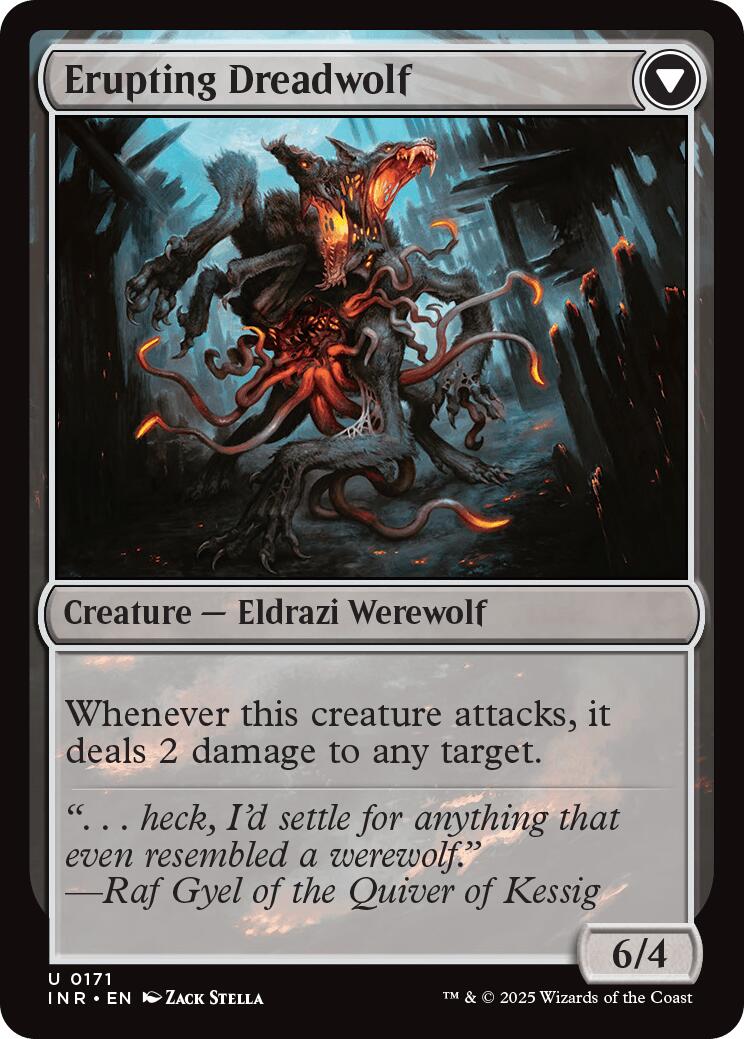 Smoldering Werewolf // Erupting Dreadwolf [Innistrad Remastered] | Exor Games Truro