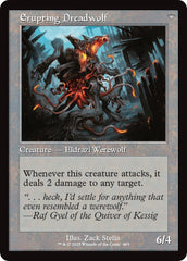 Smoldering Werewolf // Erupting Dreadwolf (Retro Frame) [Innistrad Remastered] | Exor Games Truro