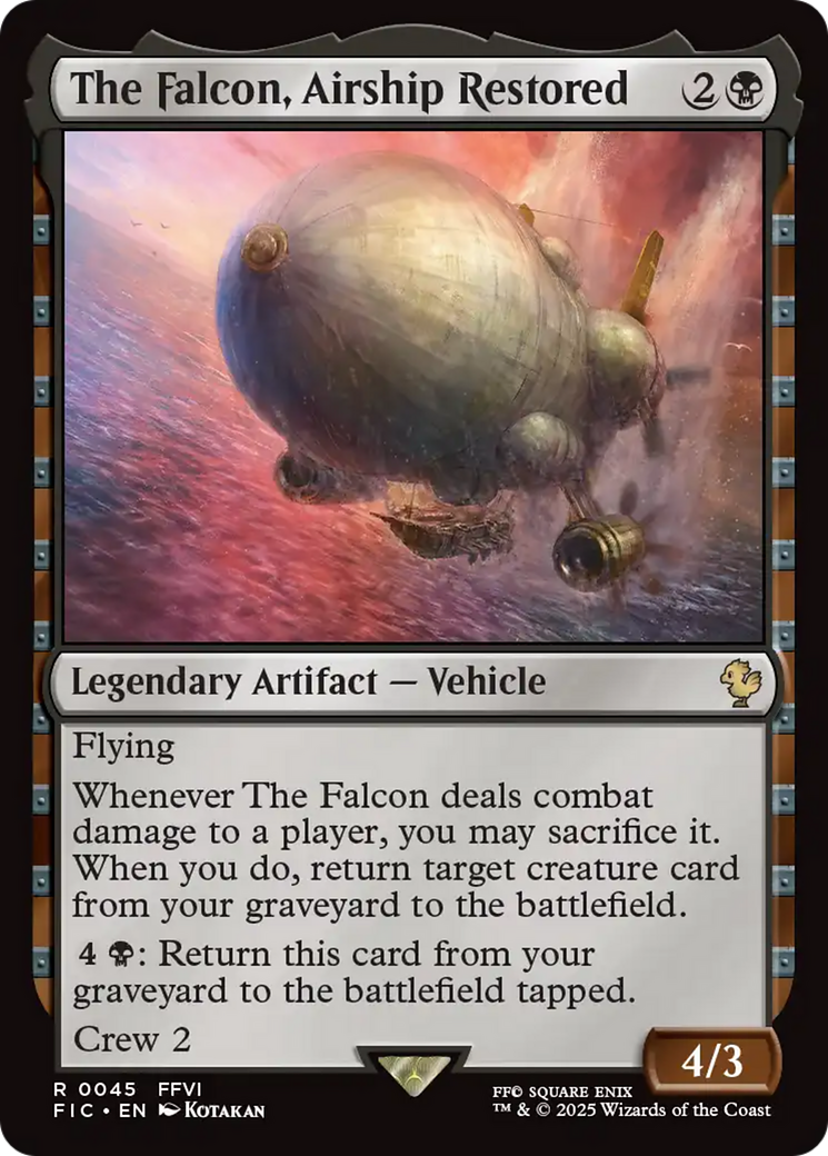 The Falcon, Airship Restored [FINAL FANTASY Commander] | Exor Games Truro