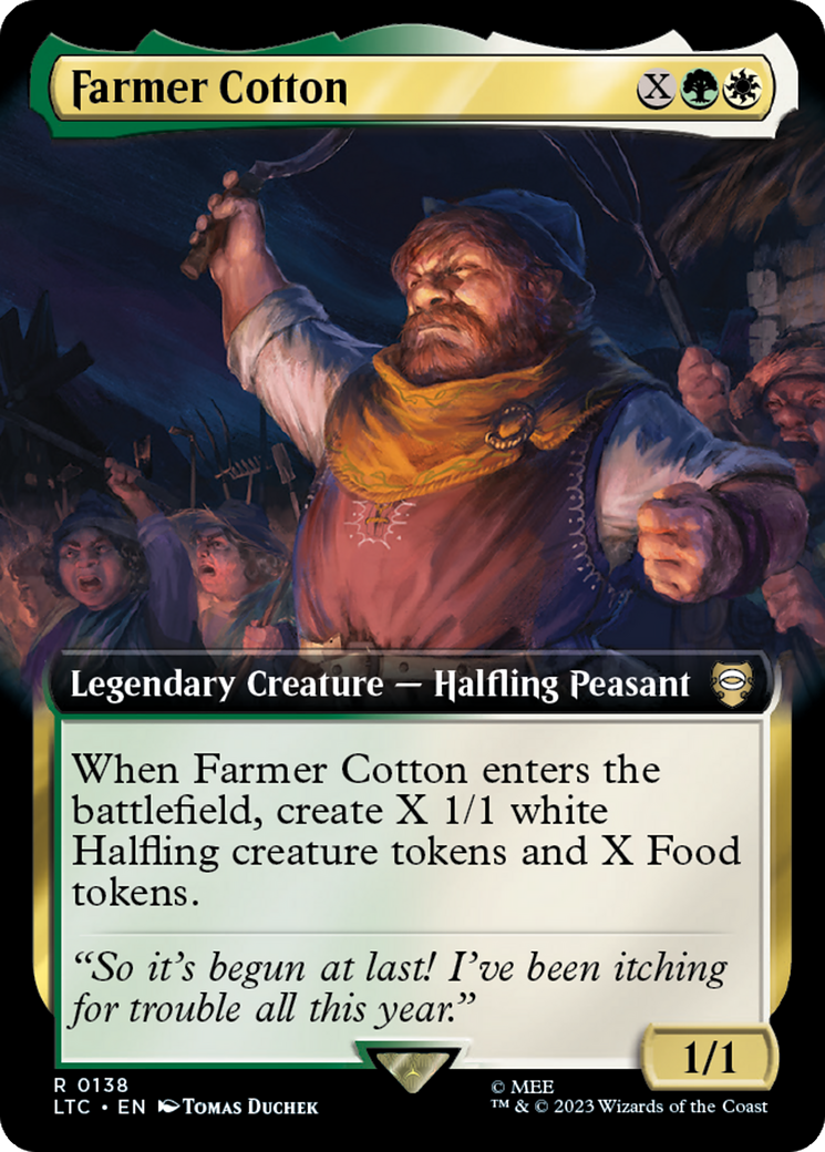 Farmer Cotton (Extended Art) [The Lord of the Rings: Tales of Middle-Earth Commander] | Exor Games Truro