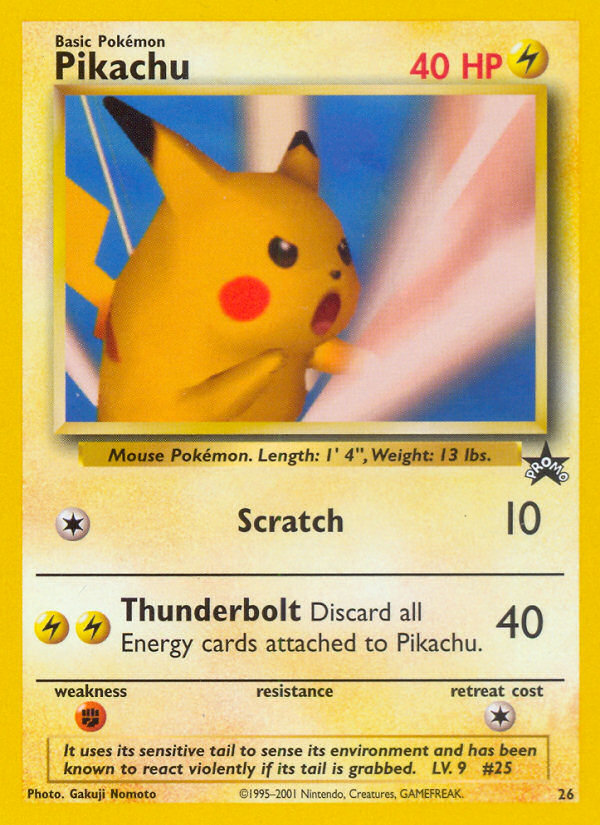 Pikachu (26) [Wizards of the Coast: Black Star Promos] | Exor Games Truro