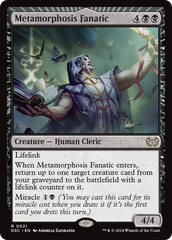 Metamorphosis Fanatic [Duskmourn: House of Horror Commander] | Exor Games Truro