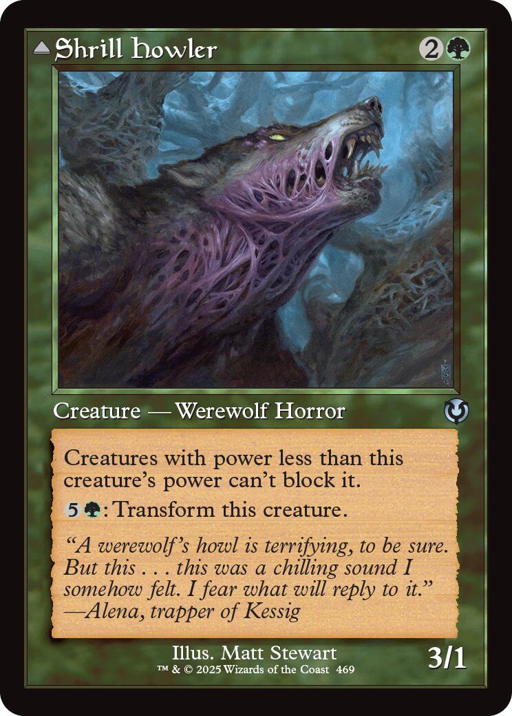 Shrill Howler // Howling Chorus (Retro Frame) [Innistrad Remastered] | Exor Games Truro