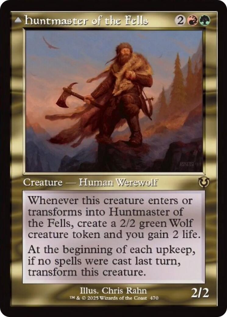 Huntmaster of the Fells // Ravager of the Fells (Retro Frame) [Innistrad Remastered] | Exor Games Truro