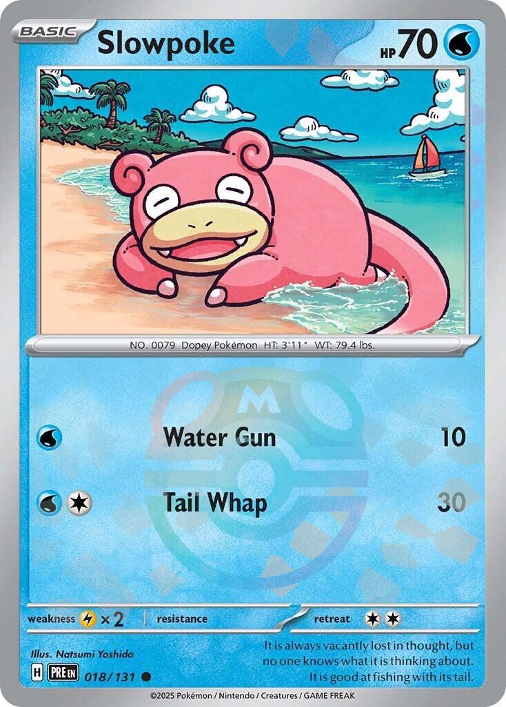 Slowpoke (018/131) (Master Ball Pattern) [Scarlet & Violet: Prismatic Evolutions] | Exor Games Truro