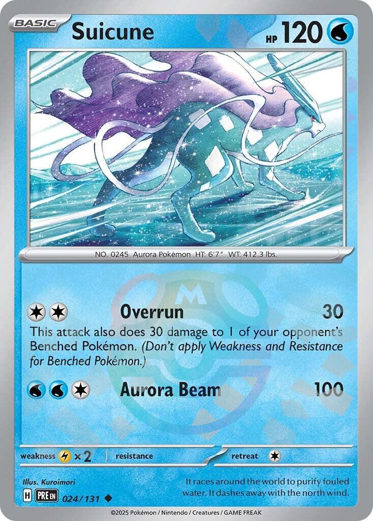 Suicune (024/131) (Master Ball Pattern) [Scarlet & Violet: Prismatic Evolutions] | Exor Games Truro
