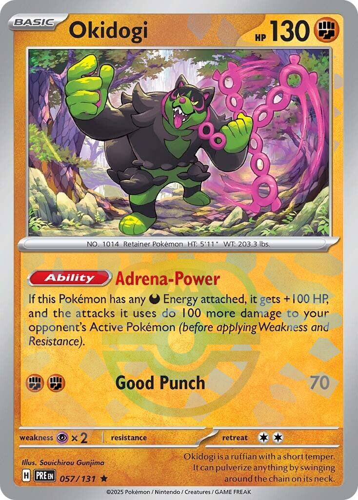 Okidogi (057/131) (Master Ball Pattern) [Scarlet & Violet: Prismatic Evolutions] | Exor Games Truro
