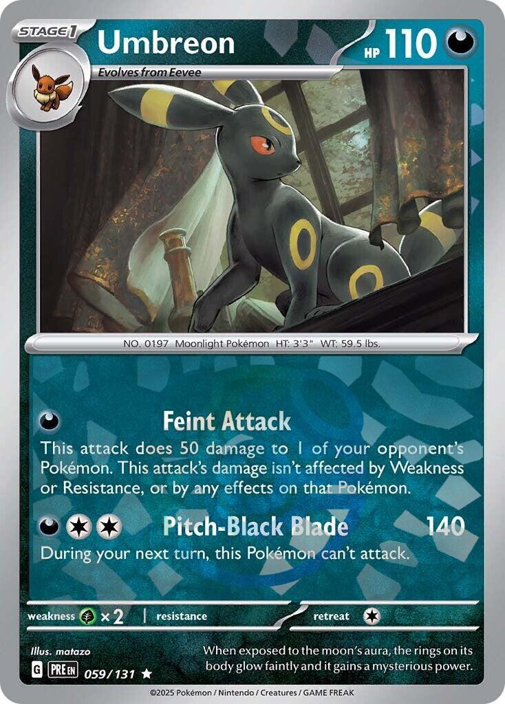 Umbreon (059/131) (Master Ball Pattern) [Scarlet & Violet: Prismatic Evolutions] | Exor Games Truro
