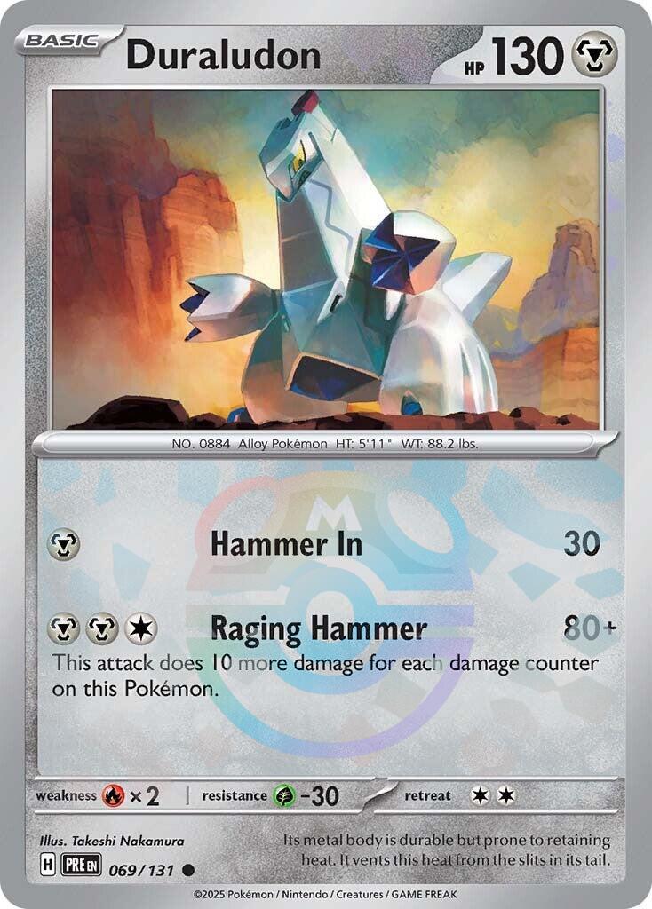 Duraludon (069/131) (Master Ball Pattern) [Scarlet & Violet: Prismatic Evolutions] | Exor Games Truro