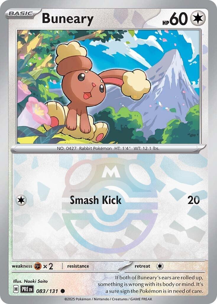 Buneary (083/131) (Master Ball Pattern) [Scarlet & Violet: Prismatic Evolutions] | Exor Games Truro