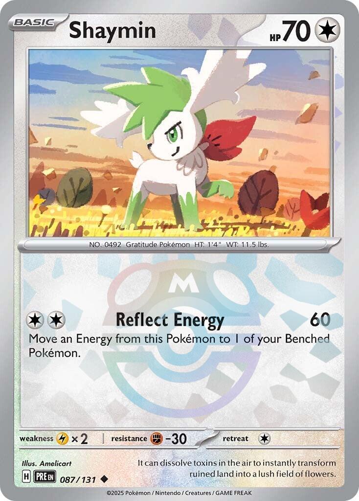 Shaymin (087/131) (Master Ball Pattern) [Scarlet & Violet: Prismatic Evolutions] | Exor Games Truro