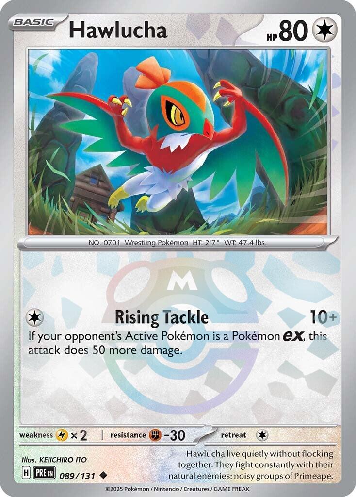 Hawlucha (089/131) (Master Ball Pattern) [Scarlet & Violet: Prismatic Evolutions] | Exor Games Truro