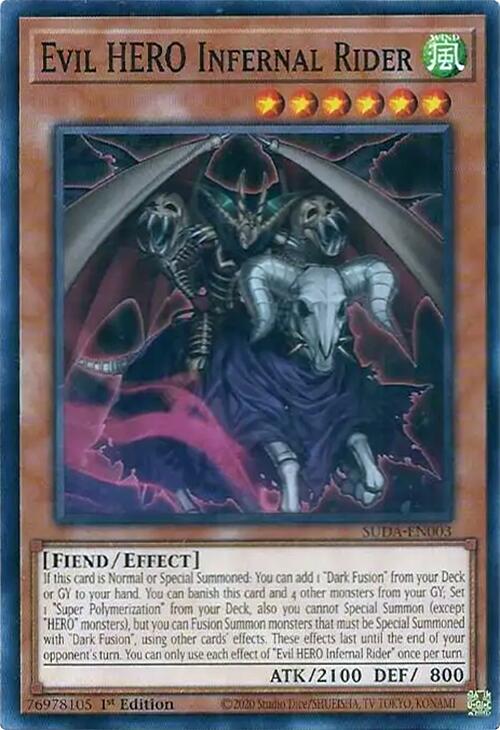 Evil HERO Infernal Rider [SUDA-EN003] Common | Exor Games Truro