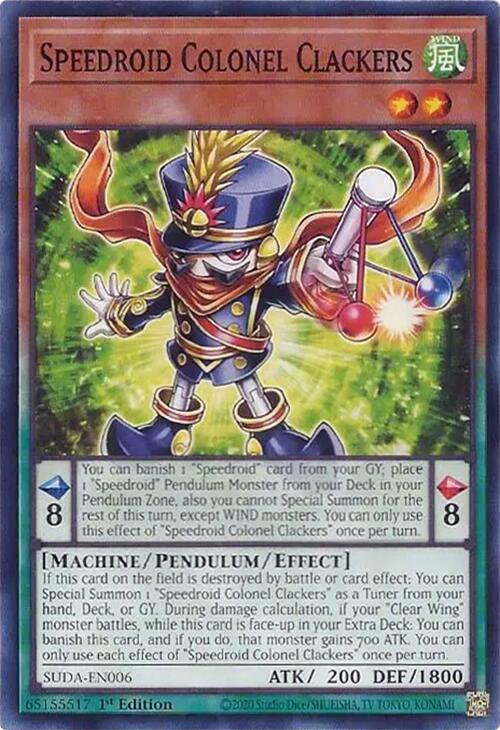 Speedroid Colonel Clackers [SUDA-EN006] Common | Exor Games Truro