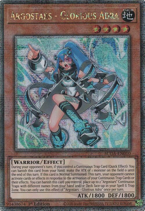Argostars - Glorious Adra (Quarter Century Secret Rare) [SUDA-EN010] Quarter Century Secret Rare | Exor Games Truro