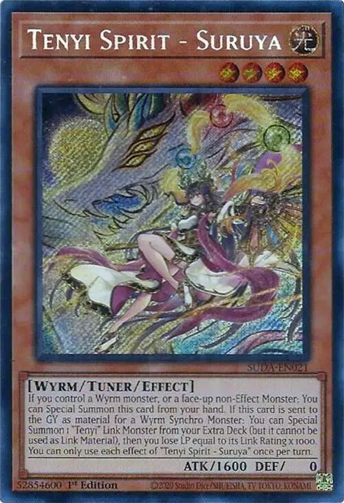 Tenyi Spirit - Suruya [SUDA-EN021] Secret Rare | Exor Games Truro