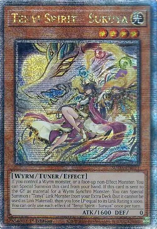 Tenyi Spirit - Suruya (Quarter Century Secret Rare) [SUDA-EN021] Quarter Century Secret Rare | Exor Games Truro