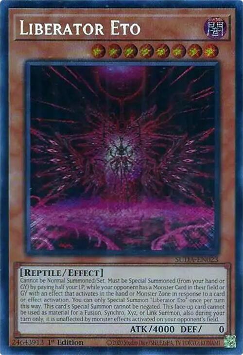 Liberator Eto [SUDA-EN023] Secret Rare | Exor Games Truro