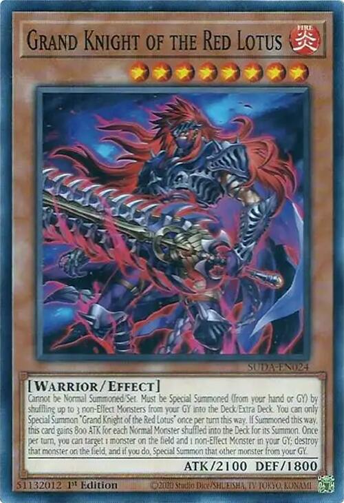 Grand Knight of the Red Lotus [SUDA-EN024] Common | Exor Games Truro
