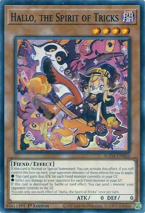 Hallo, the Spirit of Tricks [SUDA-EN026] Common | Exor Games Truro