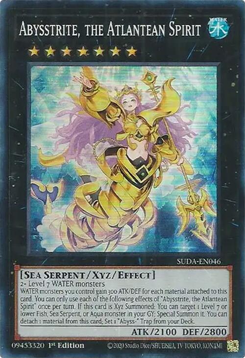 Abysstrite, the Atlantean Spirit [SUDA-EN046] Super Rare | Exor Games Truro