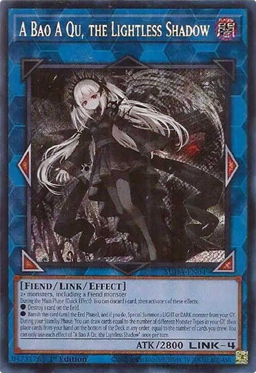 A Bao A Qu, the Lightless Shadow [SUDA-EN049] Secret Rare | Exor Games Truro