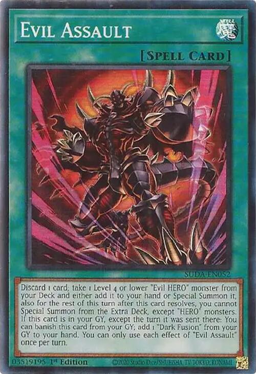 Evil Assault [SUDA-EN052] Super Rare | Exor Games Truro