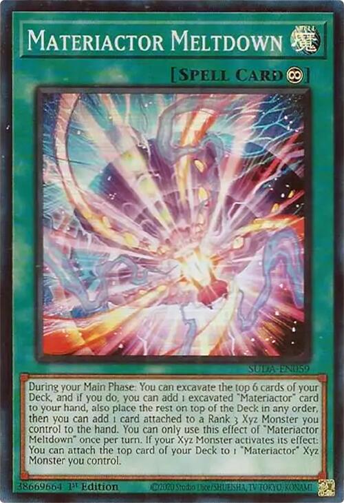 Materiactor Meltdown [SUDA-EN059] Super Rare | Exor Games Truro