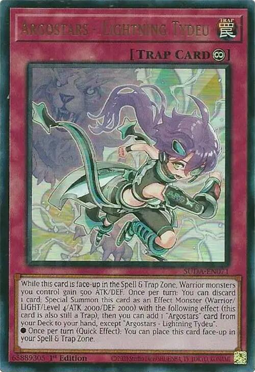 Argostars - Lightning Tydeu [SUDA-EN071] Ultra Rare | Exor Games Truro