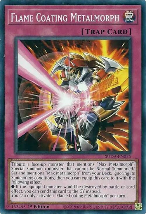 Flame Coating Metalmorph [SUDA-EN075] Common | Exor Games Truro