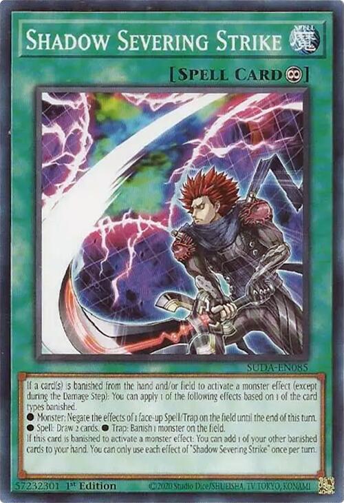 Shadow Severing Strike [SUDA-EN085] Common | Exor Games Truro