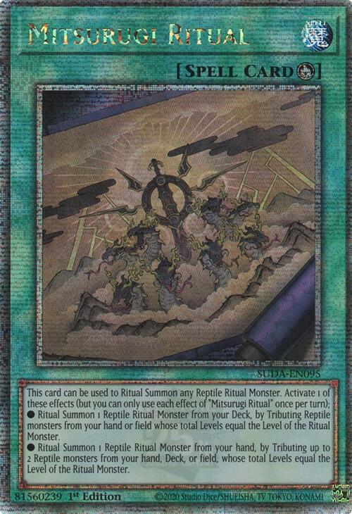 Mitsurugi Ritual (Quarter Century Secret Rare) [SUDA-EN095] Quarter Century Secret Rare | Exor Games Truro