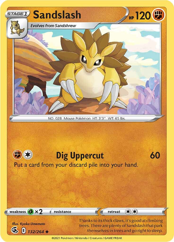 Sandslash (132/264) [Sword & Shield: Fusion Strike] | Exor Games Truro