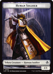Eldrazi Horror // Human Soldier (0003) Double-Sided Token [Innistrad Remastered Tokens] | Exor Games Truro