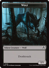 Wolf (0009) // Wolf (0018) Double-Sided Token [Innistrad Remastered Tokens] | Exor Games Truro