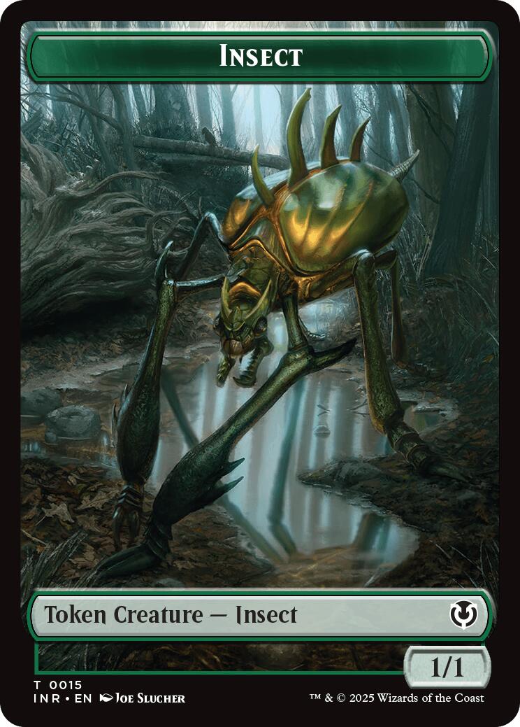 Insect // Spider Double-Sided Token [Innistrad Remastered Tokens] | Exor Games Truro