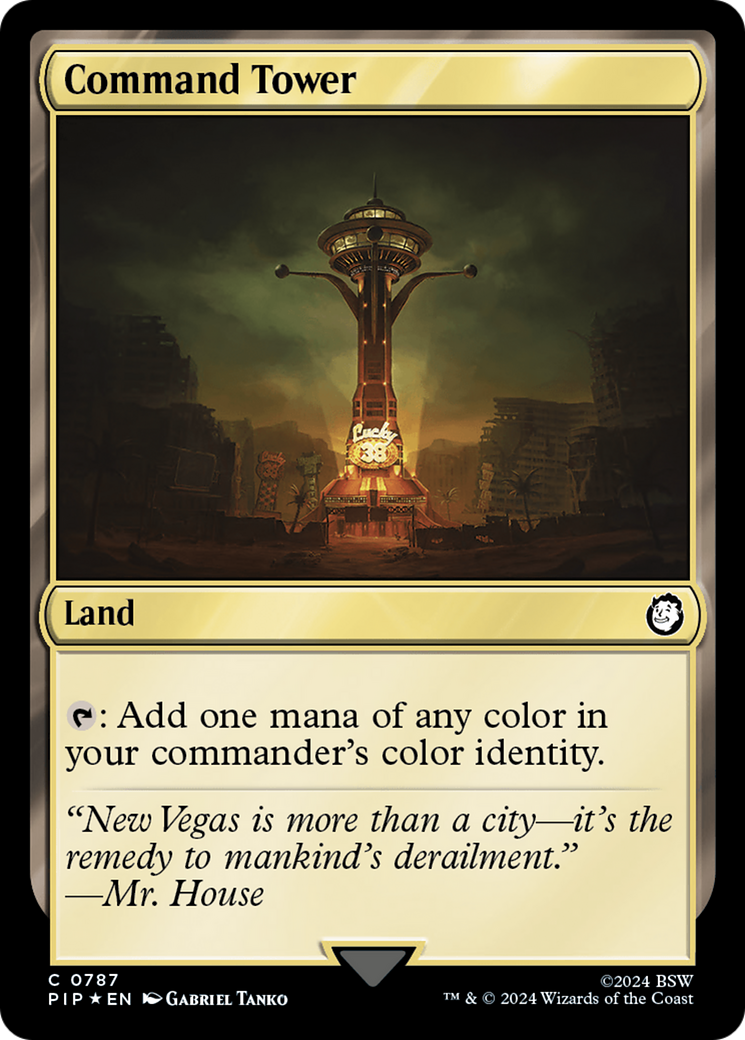 Command Tower (Surge Foil) [Fallout] | Exor Games Truro