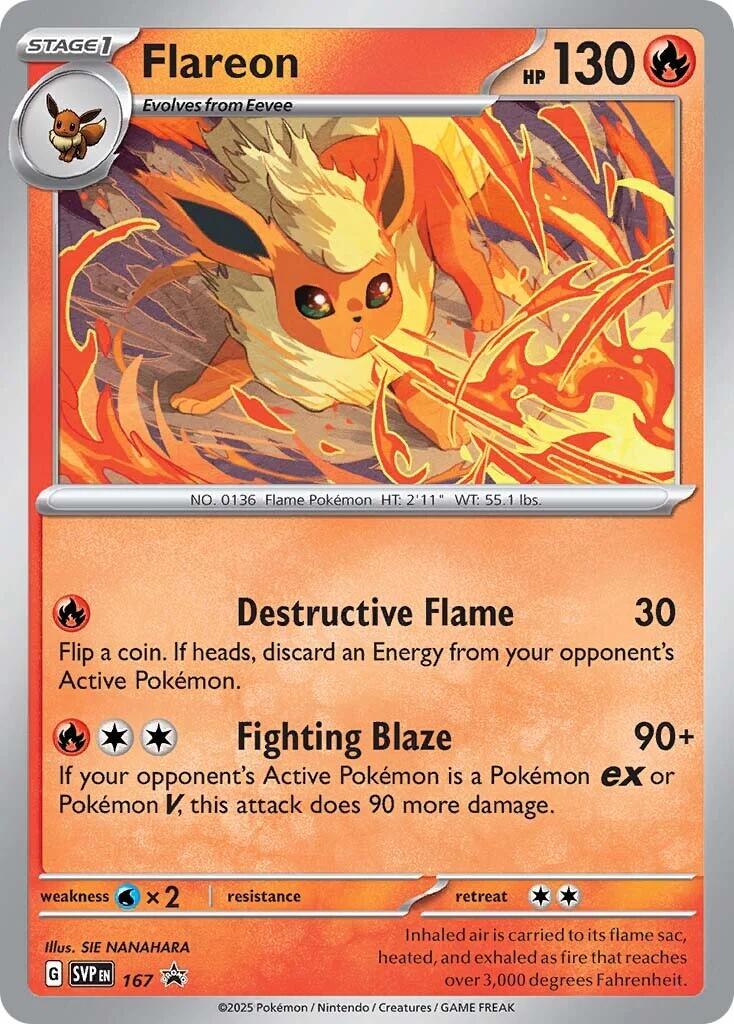 Flareon (SVP167) [Scarlet & Violet: Black Star Promos] | Exor Games Truro
