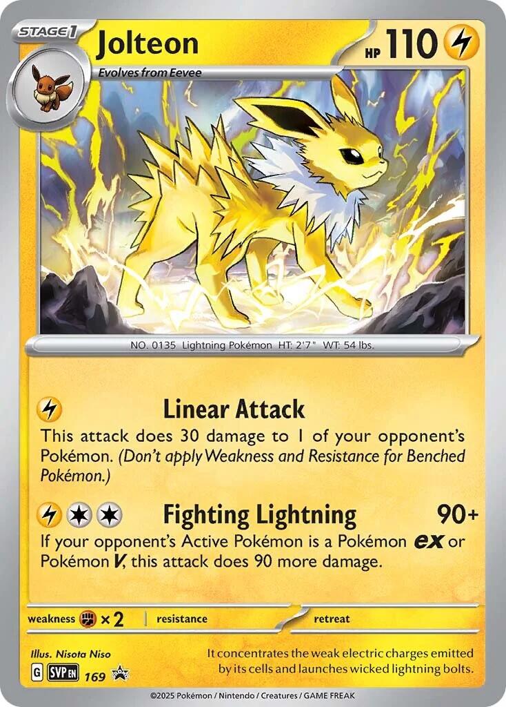 Jolteon (SVP169) [Scarlet & Violet: Black Star Promos] | Exor Games Truro