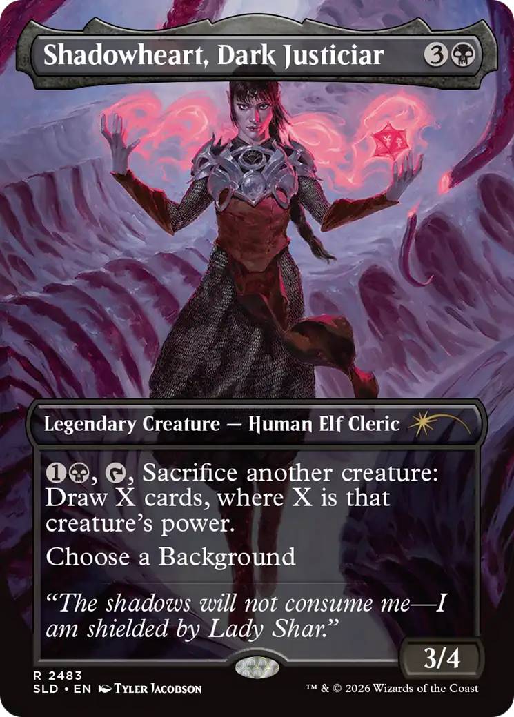 Shadowheart, Dark Justiciar [Secret Lair Drop Series] | Exor Games Truro