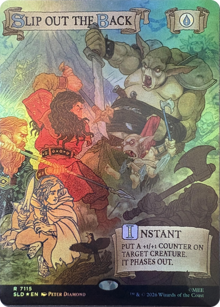 Slip Out the Back (Out Of Sight Foil) [Secret Lair Drop Series] | Exor Games Truro