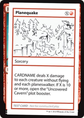 Planequake (2021 Edition) [Mystery Booster Playtest Cards] | Exor Games Truro