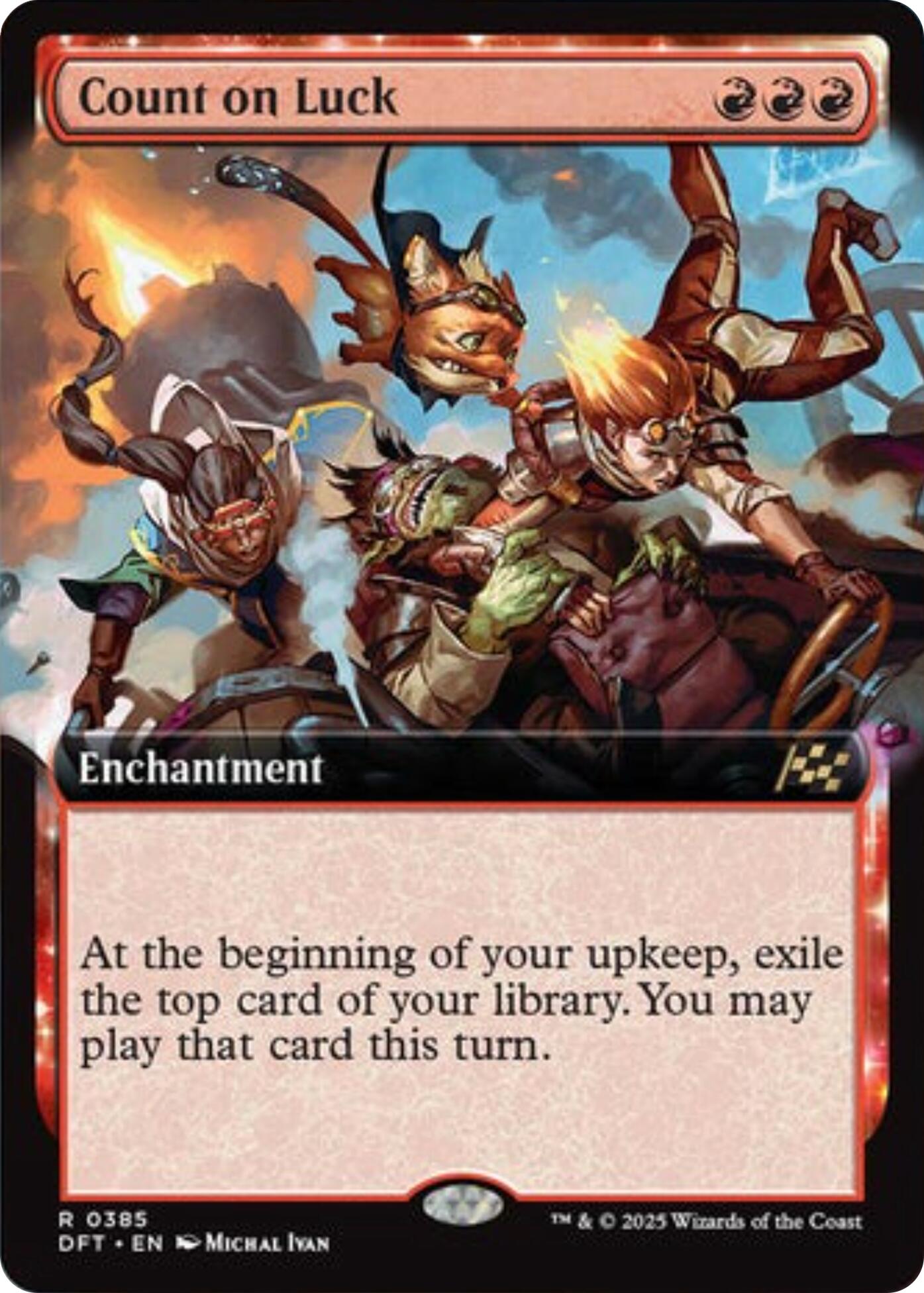 Count on Luck (Extended Art) [Aetherdrift] | Exor Games Truro